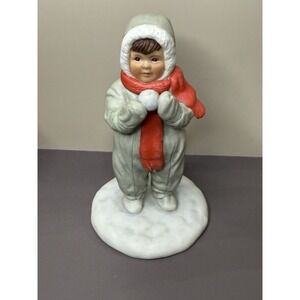 Vintage 1984 'Winter Angel' Porcelain Limited Edition #1127 Pemberton & Oakes